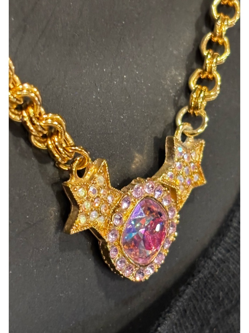 FINAL PRIZE🔥Vintage Kirks Folly Gold tone #18”)necklace  with Pendant Charm - Picture 12 of 15